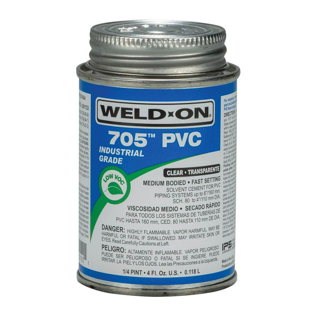 Standard Plumbing Supply Product WeldOn 705 Industrial Grade PVC