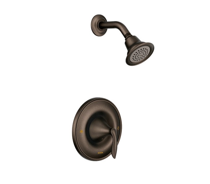 Standard Plumbing Supply Product Moen Eva Oil rubbed bronze Posi