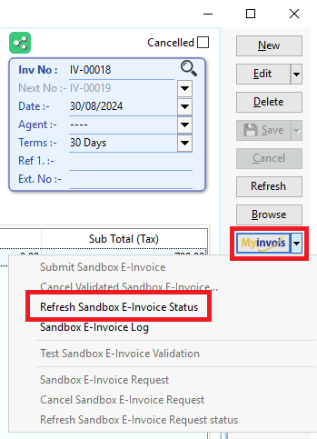 Guide to E-Invoice Verification Status and Submission Log Functions | E