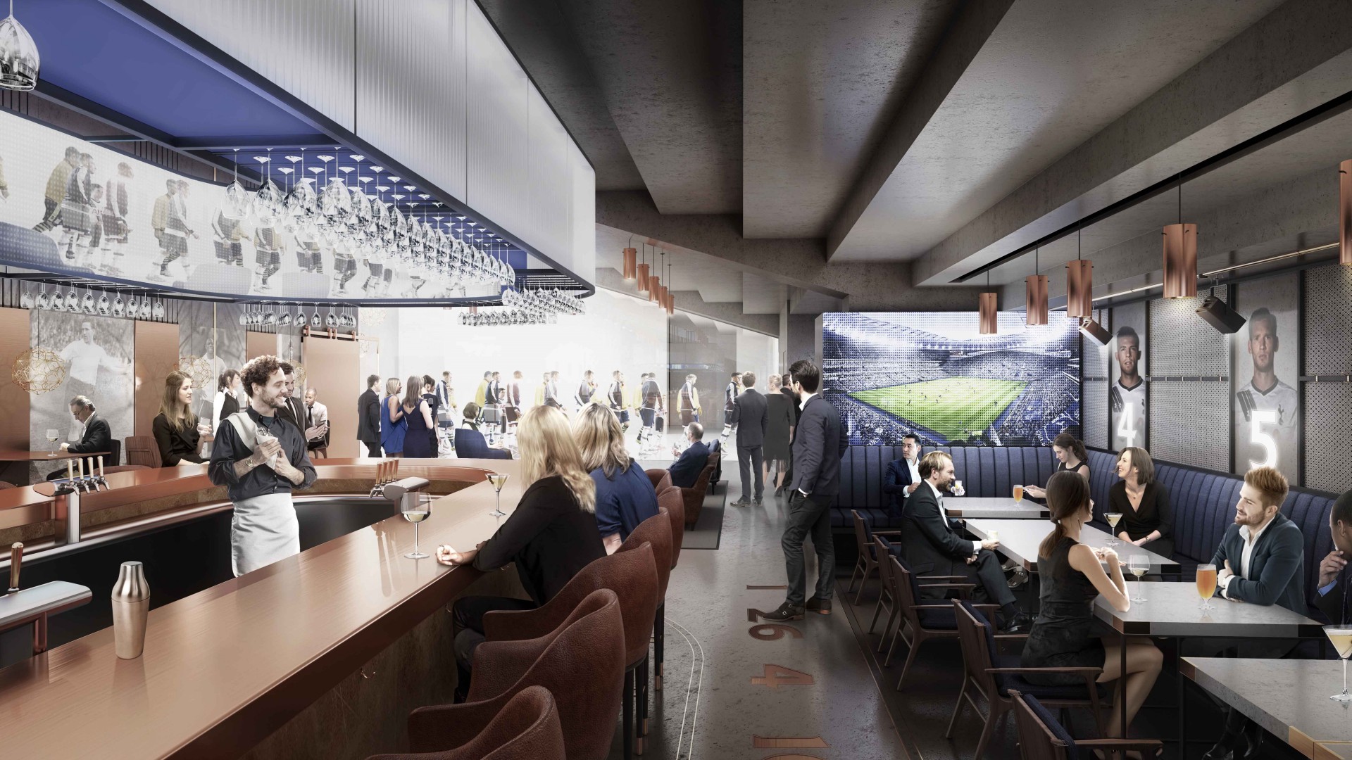 Tottenham Hotspur's new stadium is the last word in footballing luxury
