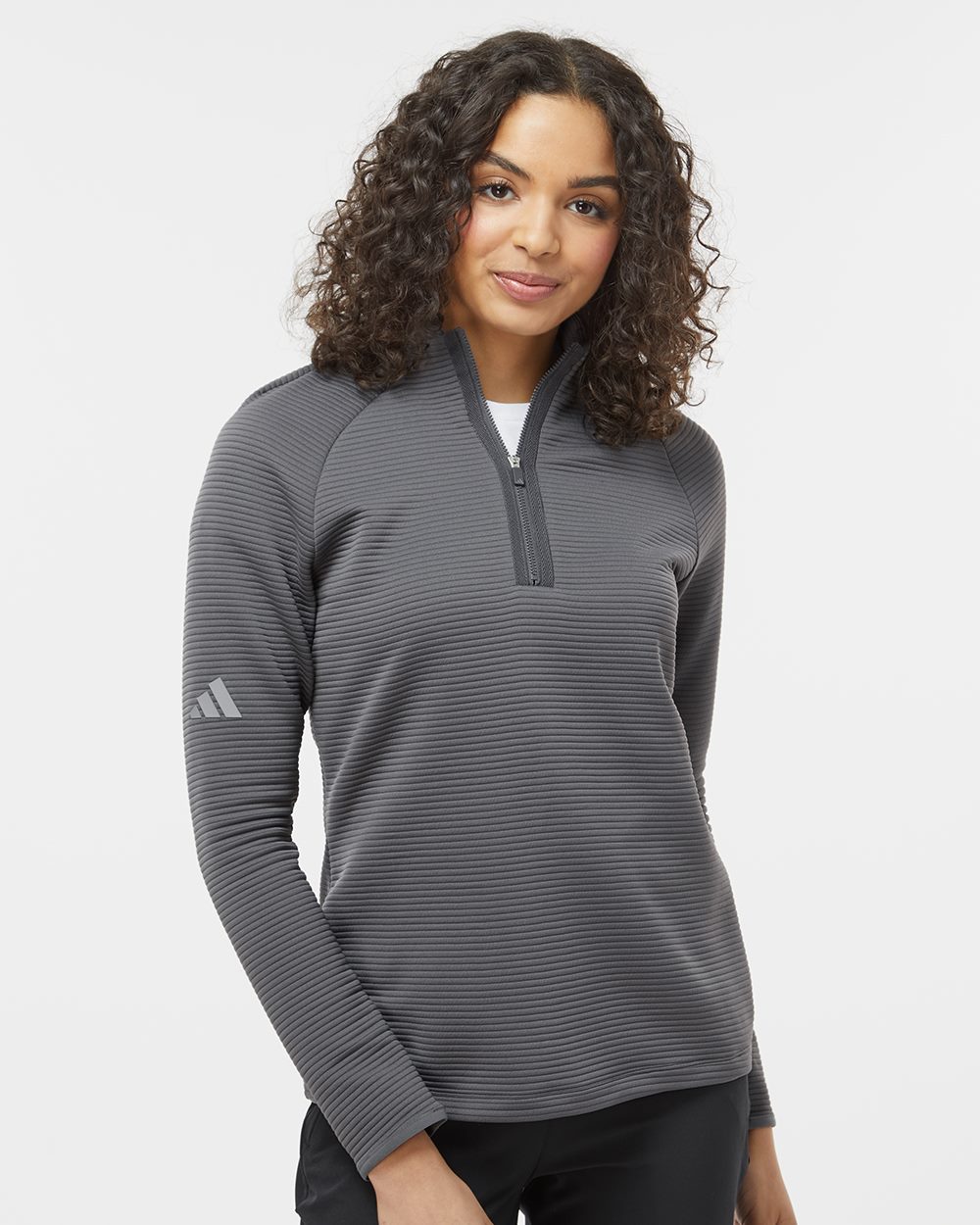 Adidas A589 Women's Spacer QuarterZip Pullover