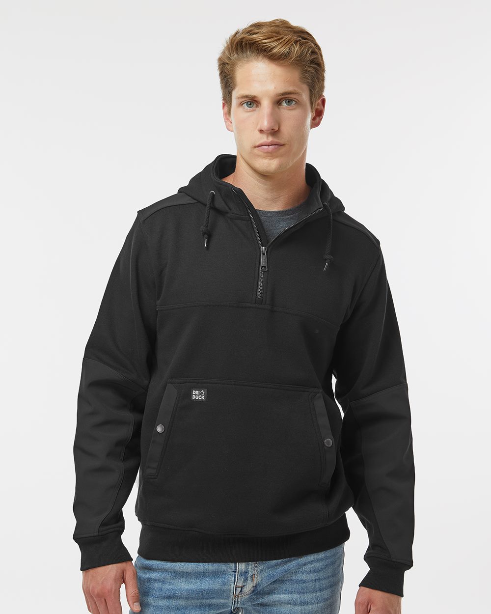 DRI DUCK 7349 Mission QuarterZip Hooded Pullover