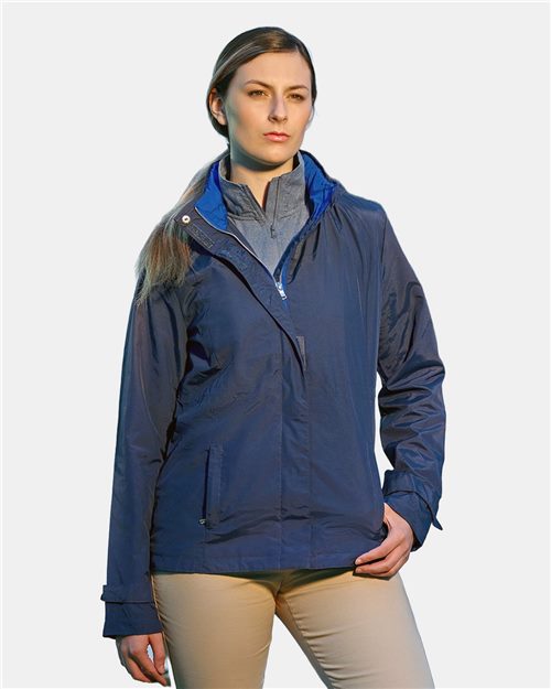 Nautica N17183 Women's Voyage Hooded Rain Jacket