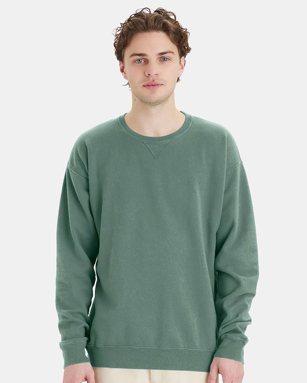 ComfortWash by Hanes GDH400 GarmentDyed Crewneck Sweatshirt