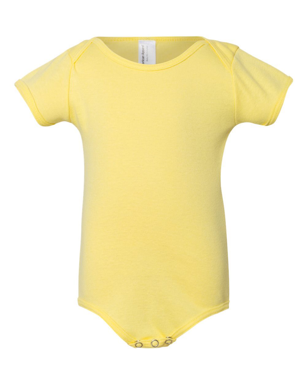 American Apparel 4001W Infant Baby Rib Onesie