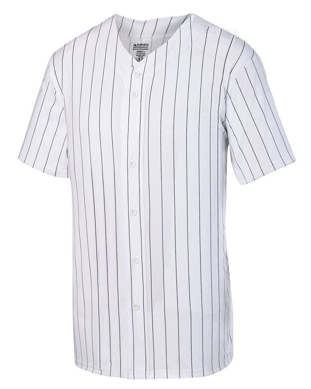 Augusta Sportswear 1685 Pinstripe Full Button Baseball Jersey