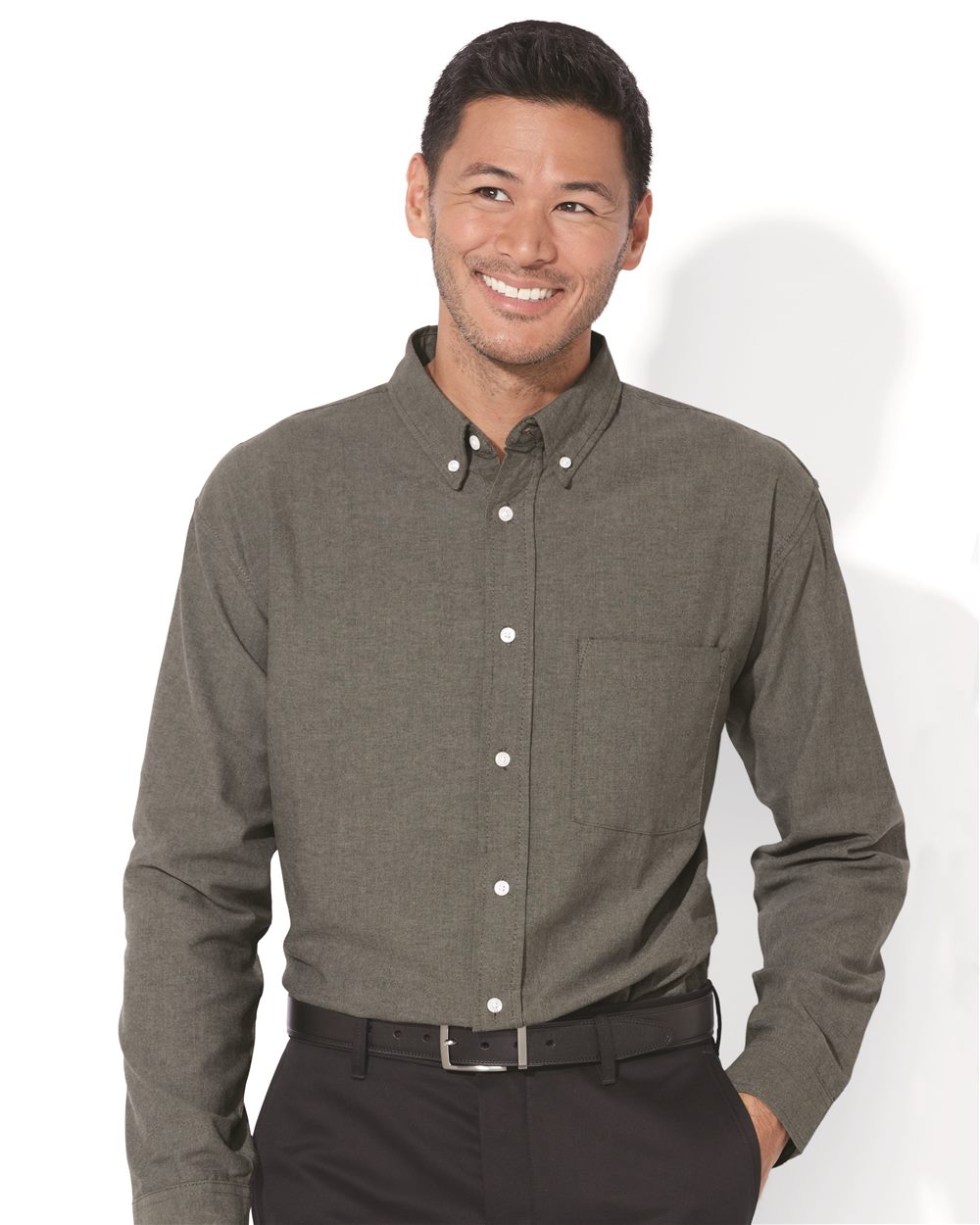 FeatherLite 3231 Long Sleeve Stain Resistant Oxford Shirt