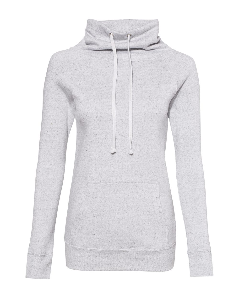 MV Sport W20155 Women’s SpaceDyed Cowl Neck Sweatshirt