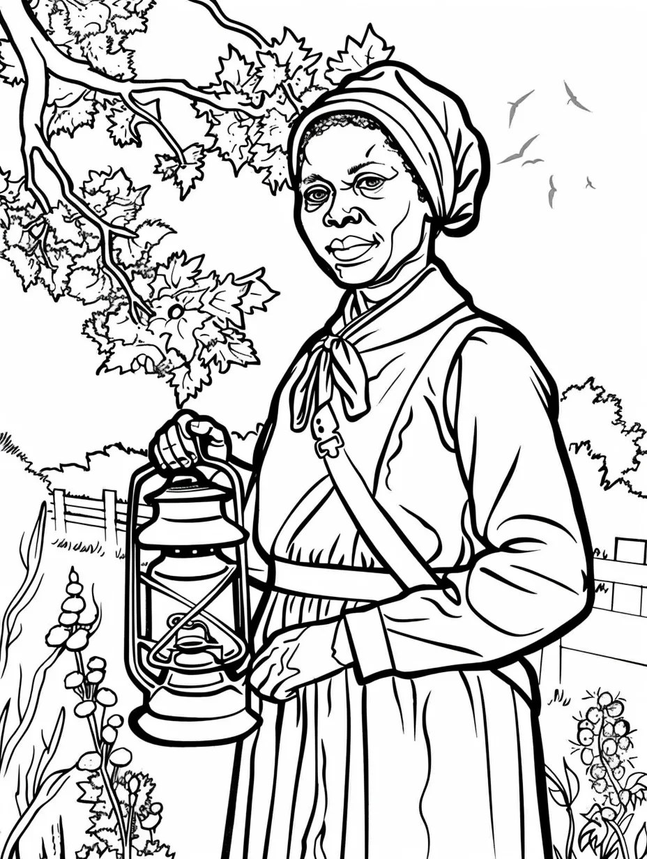 Harriet Tubman Coloring Pages
