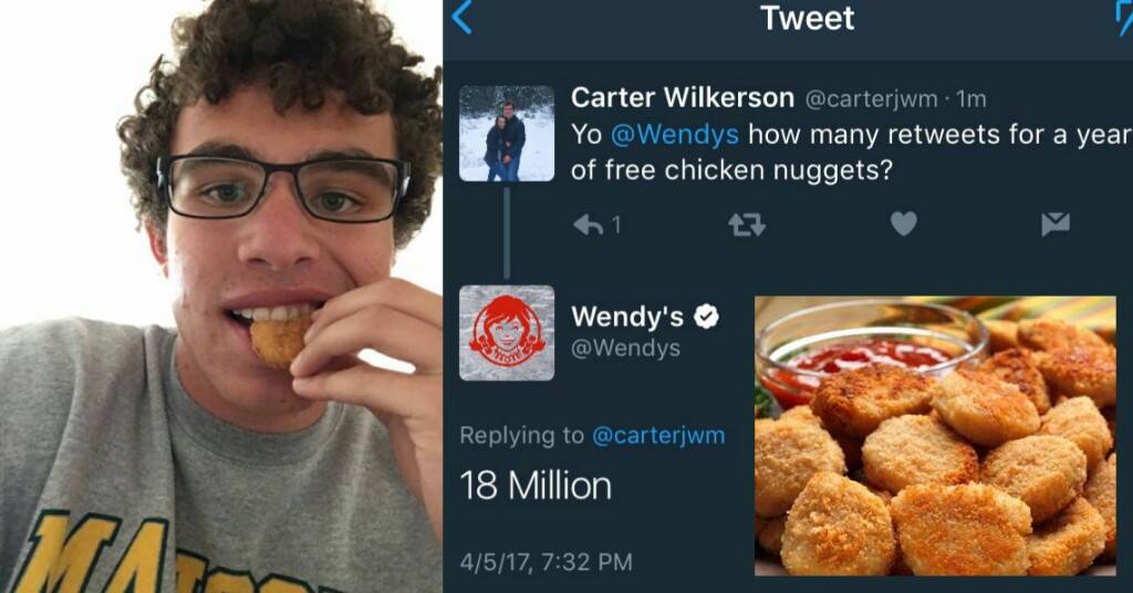Wendy's Nugget Boy Gets His Free Nuggets And Beats World Record