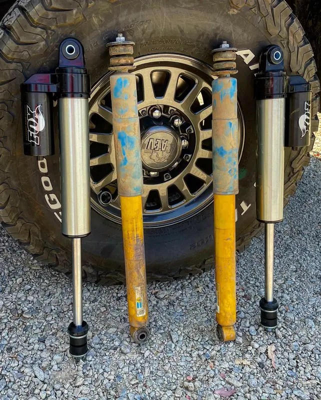 Fox 2.5 Factory Series Reservoir Shocks Set for 20142021 Dodge Ram 25