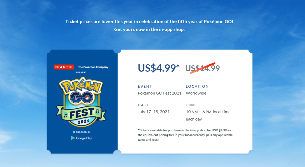 Pokémon Go Summer Fest 2021
