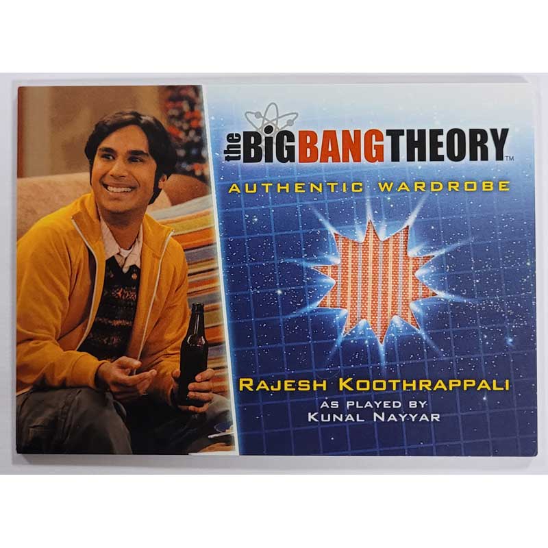 Rajesh Koothrappali / Kunal Nayyar 2013 Cryptozoic Season 5 Big Bang