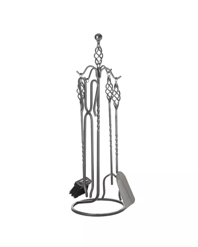 Wrought Iron Fireplace Tool Set Sekelskifte