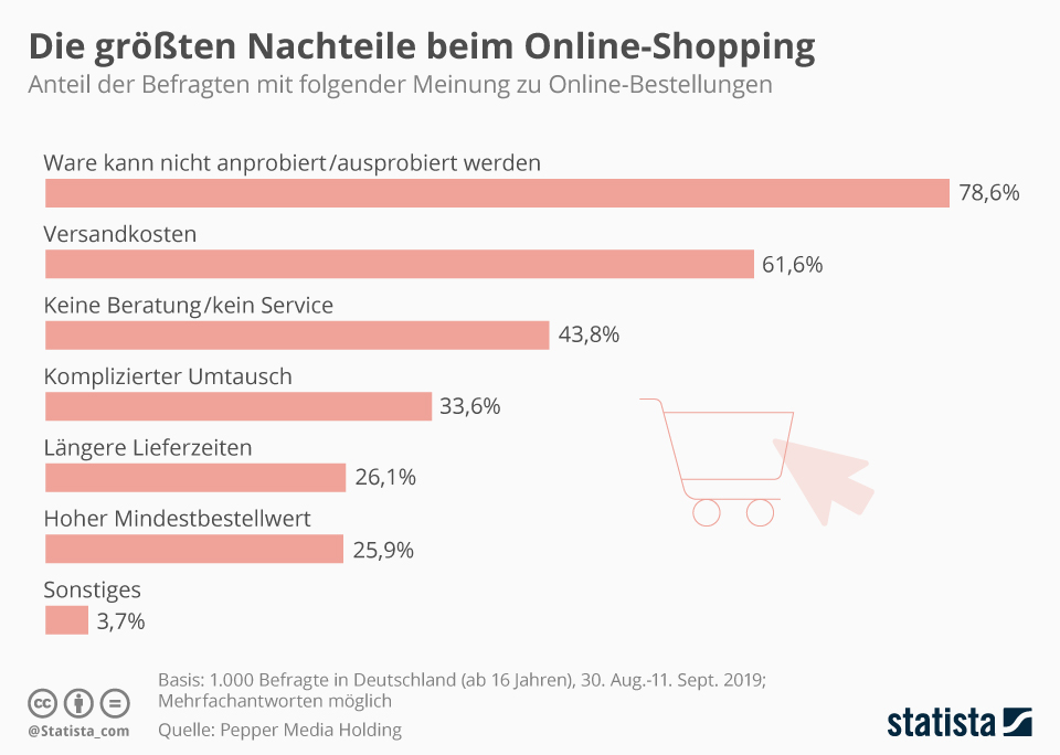 Infografik Die größten Nachteile beim Statista