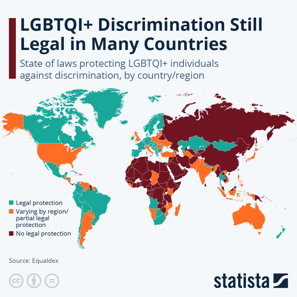 Chart Where Sexual Orientation and Gender Identity is Protected by the