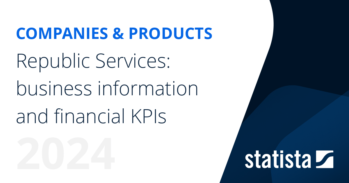 Republic Services business information and financial KPIs Statista