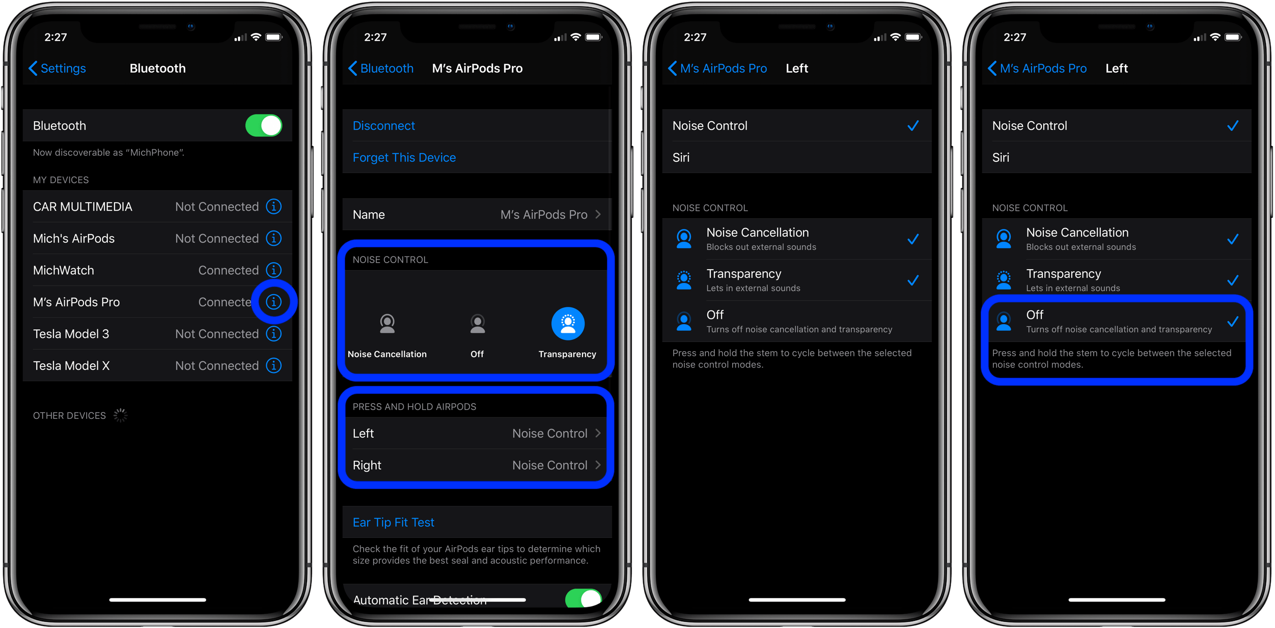 How to use AirPods Pro noise cancellation and Transparency