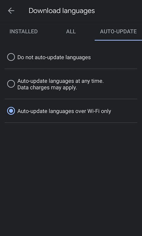 Downloading English US update waiting for network connection stuck in
