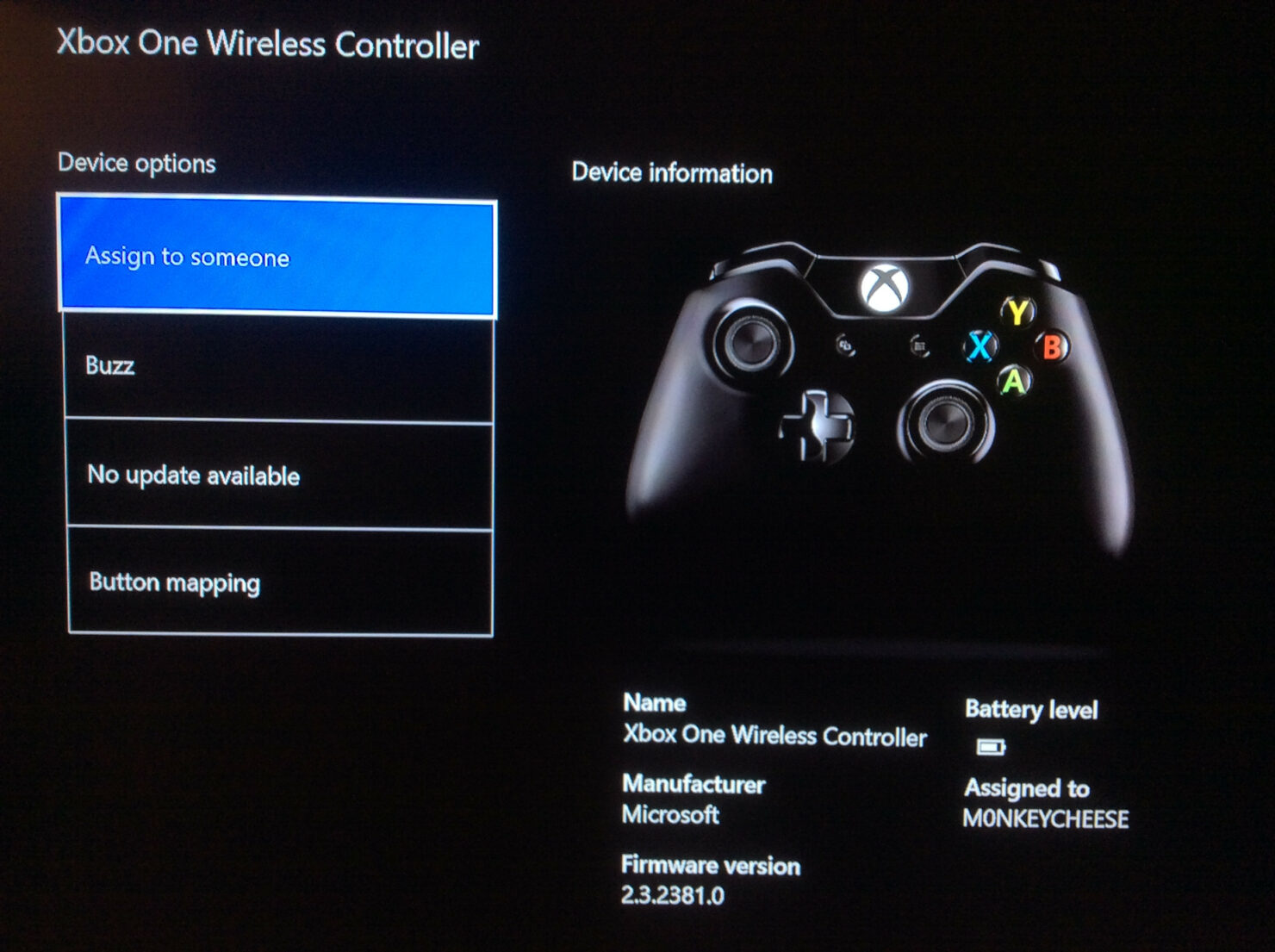 Xbox One Controller Update Fixes 'Quick Connect' For NXE Users