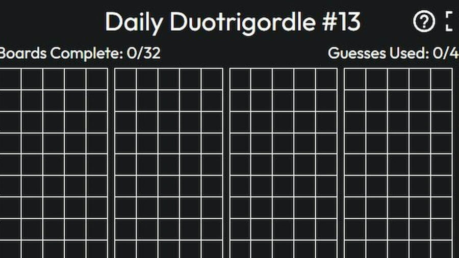 What is Duotrigordle? A Wordlelike game Pro Game Guides