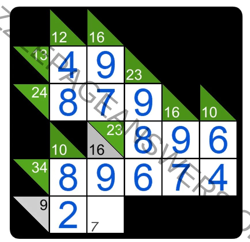 Puzzle Page Kakuro June 19 2021 Answers Puzzle Page Answers