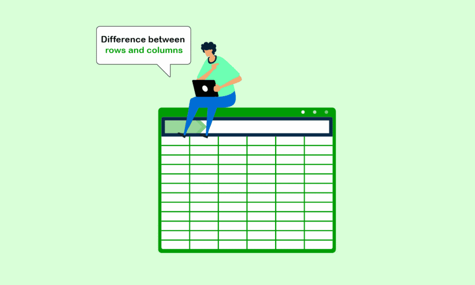Difference Between Rows and Columns in Excel TechCult