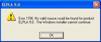 How to fix error 1706 when installing Microsoft Office
