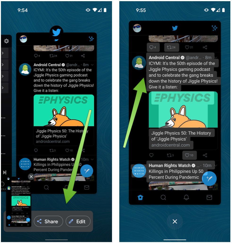 How to take screenshots and select text from the
