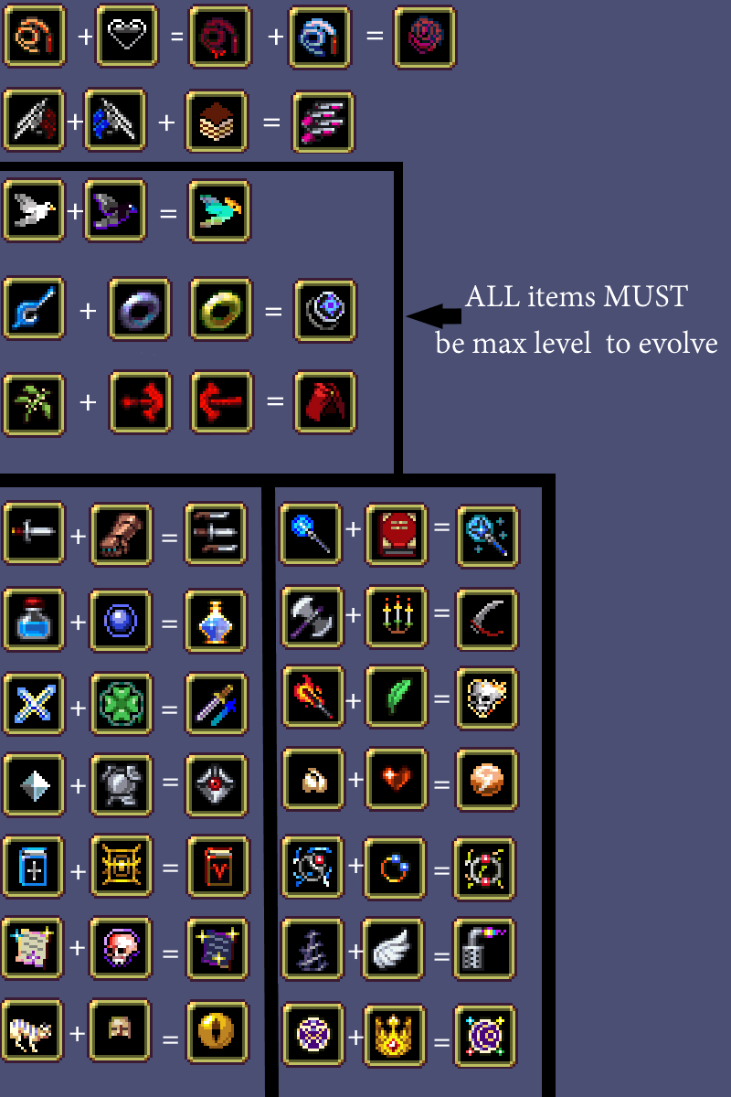 Vampire Survivors Current Weapon Evolutions for V0.7.2 GamePretty
