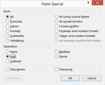Quickly Do Calculations Using Paste Special on Excel
