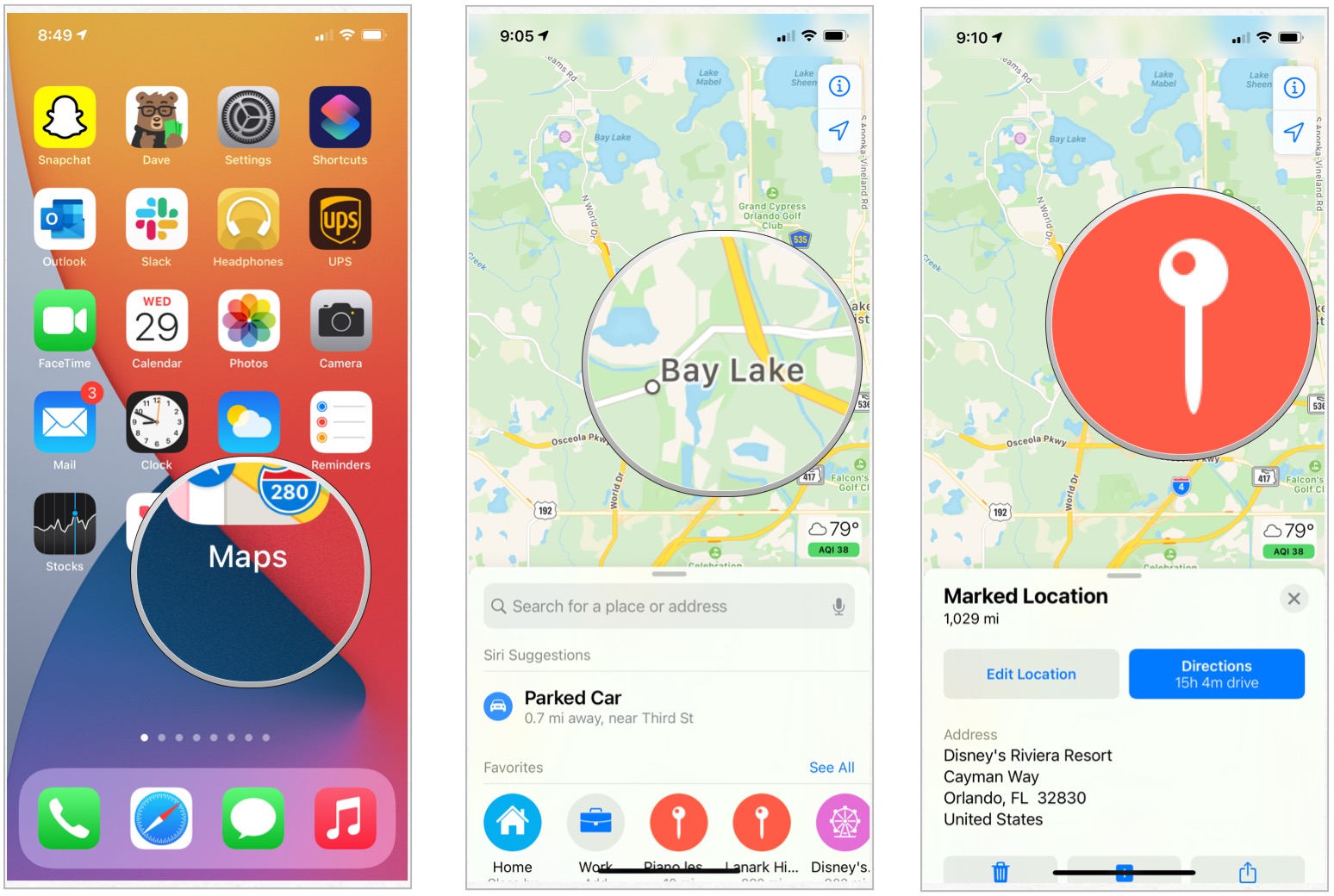 How to name and save locations with Maps on iPhone and