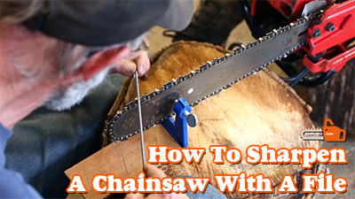 Most anyplace the works on chainsaws will sharpen the chain. How To Sharpen A Chainsaw With A File Learn The Right Way