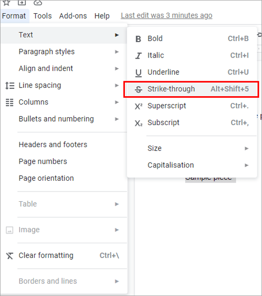 How to Strikethrough On Google Docs (A Step by Step Guide)
