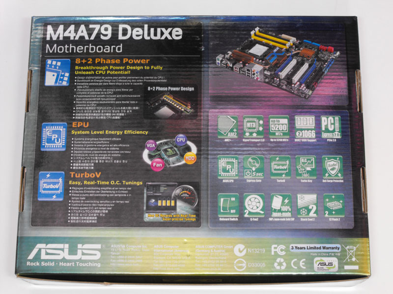 The Board ASUS M4A79 Deluxe Review Page 2