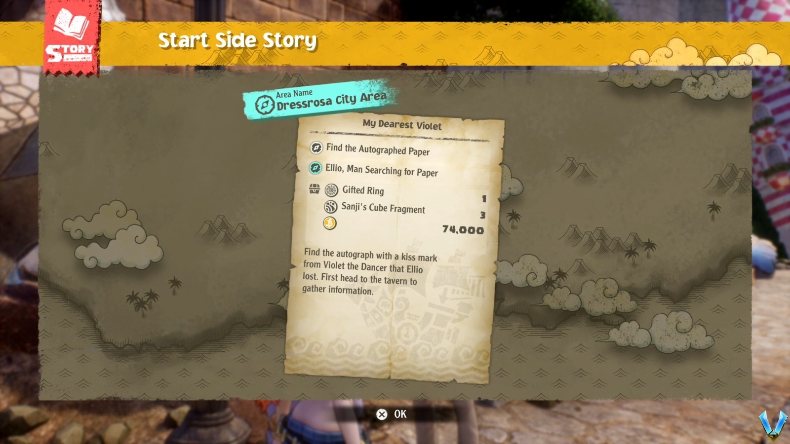 One Piece Odyssey My Dearest Violet Walkthrough Neoseeker