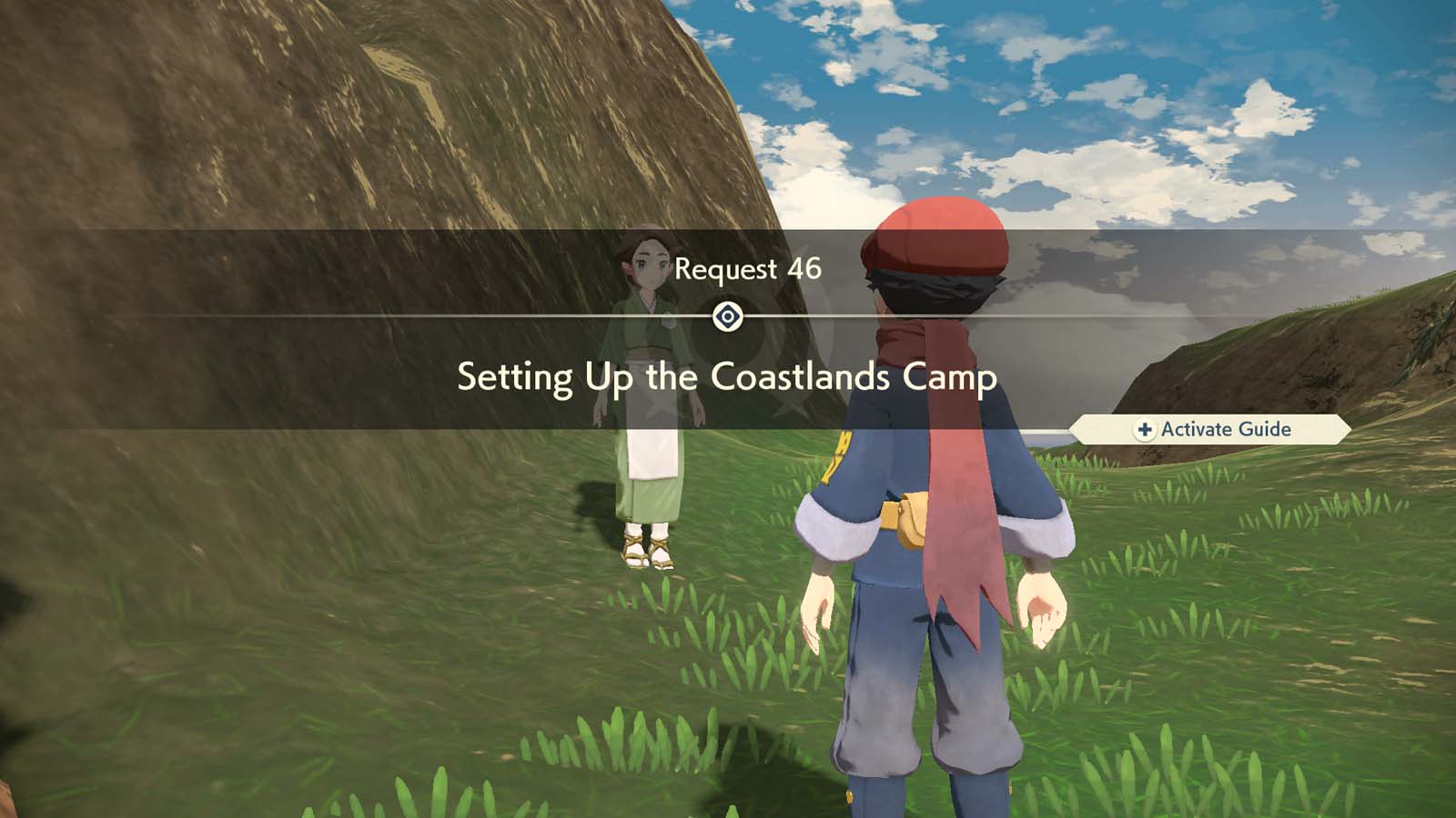 Setting Up the Coastlands Camp Request Guide Pokémon Legends Arceus