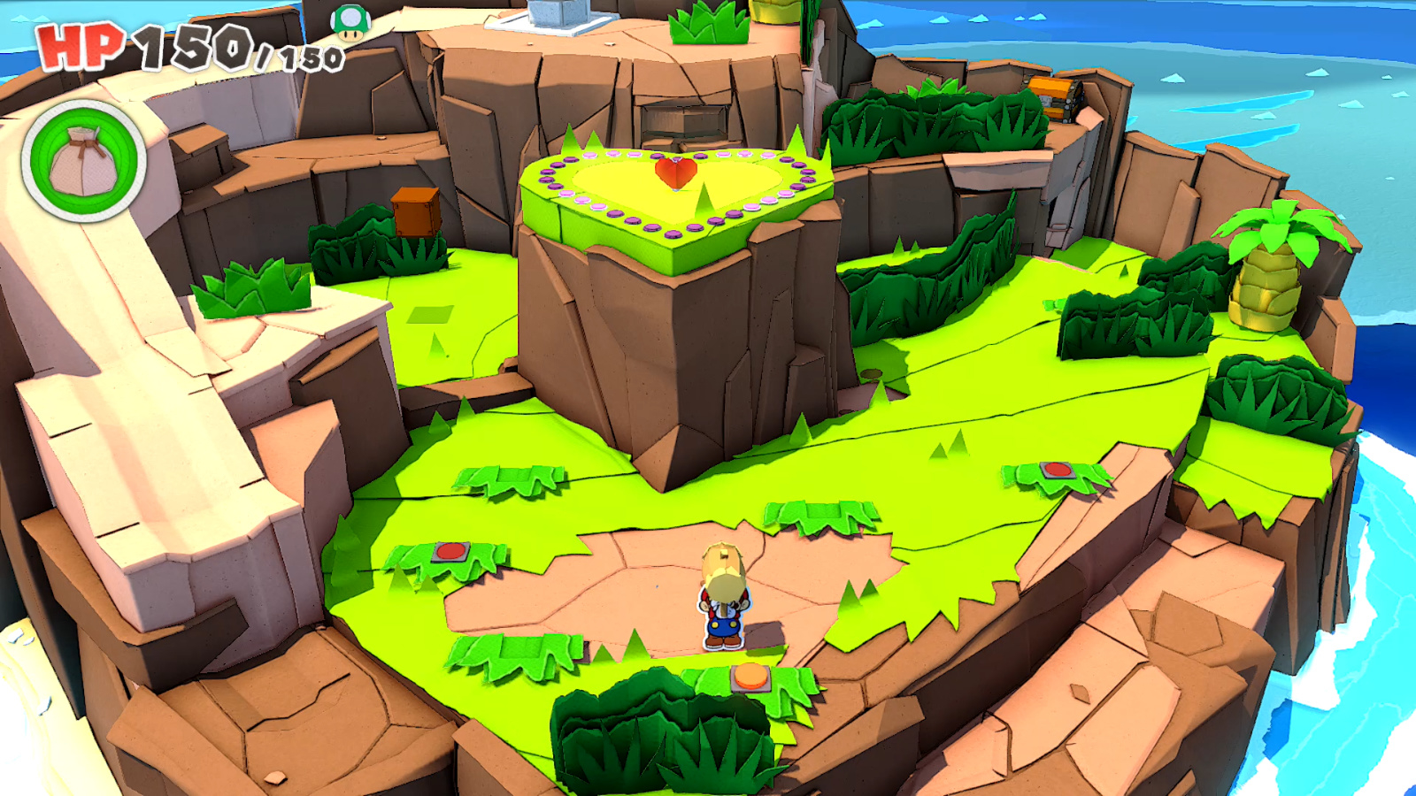 Paper Mario Origami King Heart Island Walkthrough Paper Mario The Origami King Neoseeker