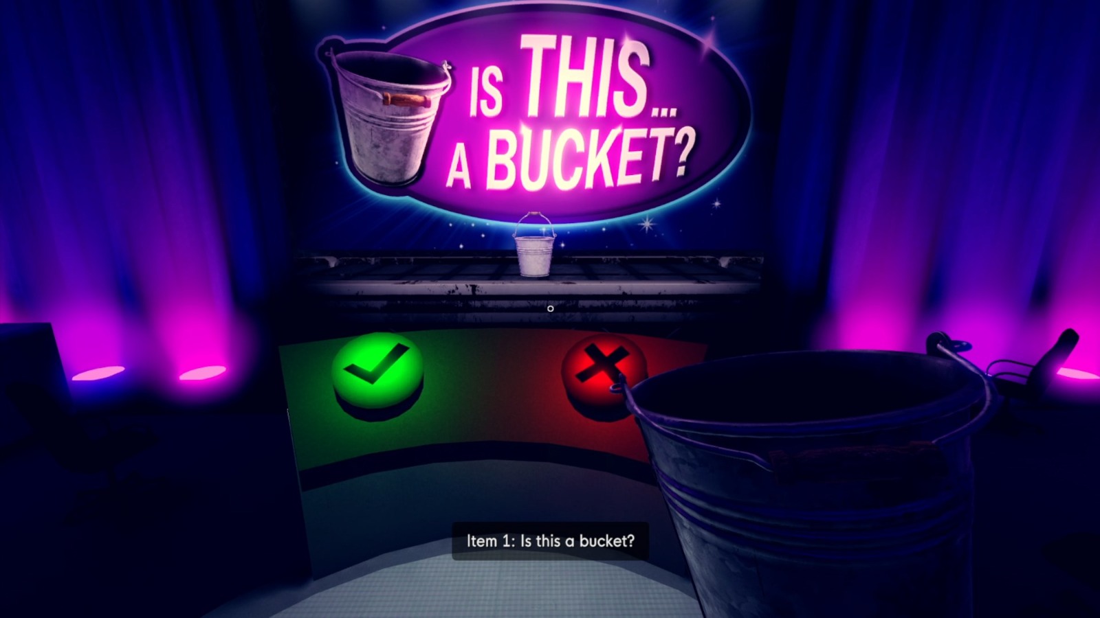 The Stanley Parable Ultra Deluxe "Is this... a Bucket?" Endings