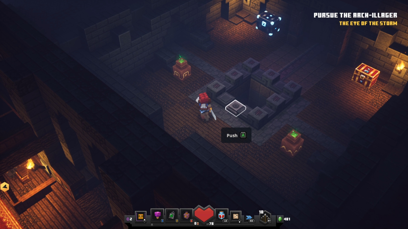 Minecraft Dungeons Obsidian Pinnacle Rune Location Neoseeker