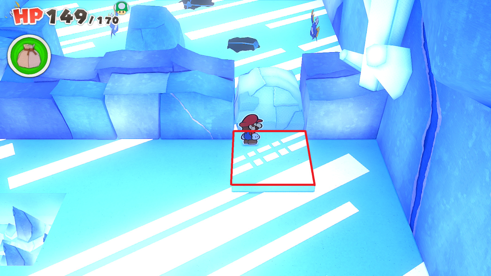 Paper Mario Origami King Ice Vellumental Mountain Walkthrough