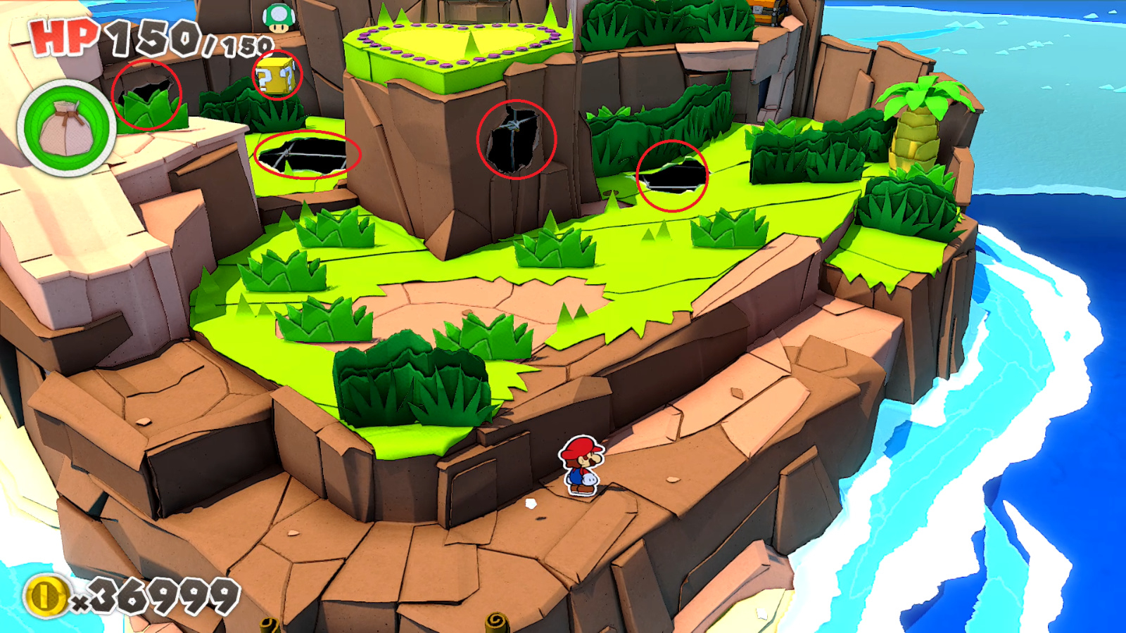Paper Mario Origami King Heart Island Walkthrough Paper Mario The Origami King Neoseeker