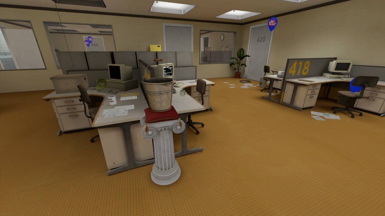 The Stanley Parable Ultra Deluxe "Is this... a Bucket?" Endings