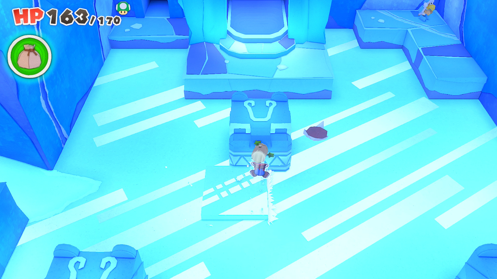 Paper Mario Origami King Ice Vellumental Mountain Walkthrough Paper Mario The Origami King