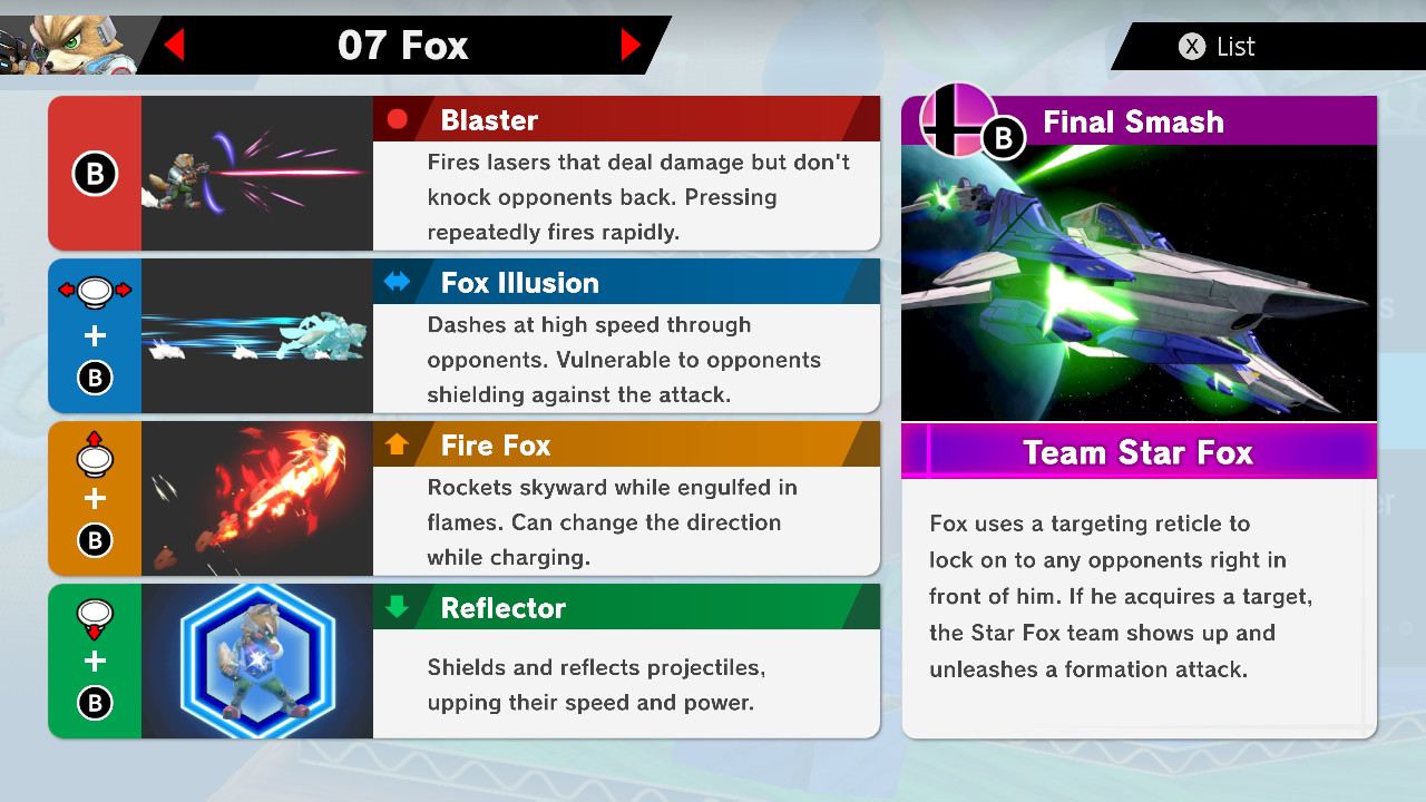 Fox Super Smash Bros. Ultimate Walkthrough Neoseeker