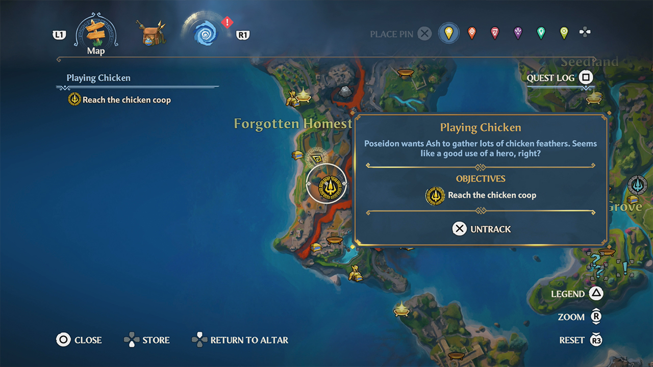 Playing Chicken Immortals Fenyx Rising Walkthrough Neoseeker