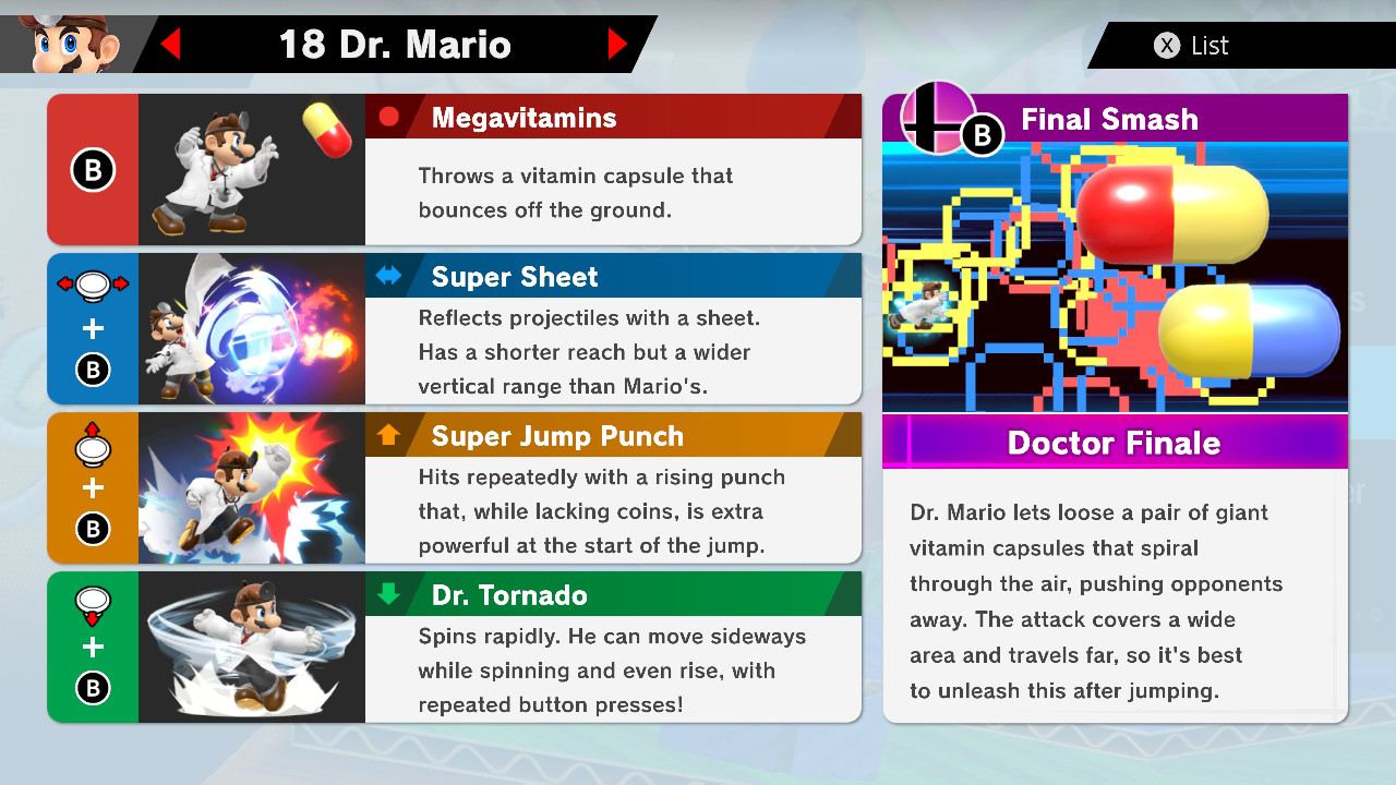 Dr. Mario Super Smash Bros. Ultimate Walkthrough Neoseeker