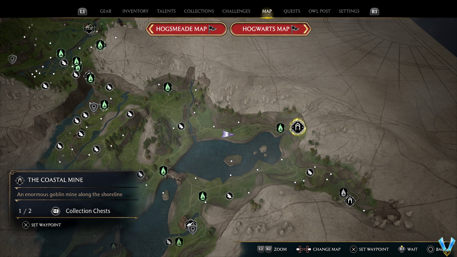 Hogwarts Legacy All Collection Chests Marunweem Lake Locations