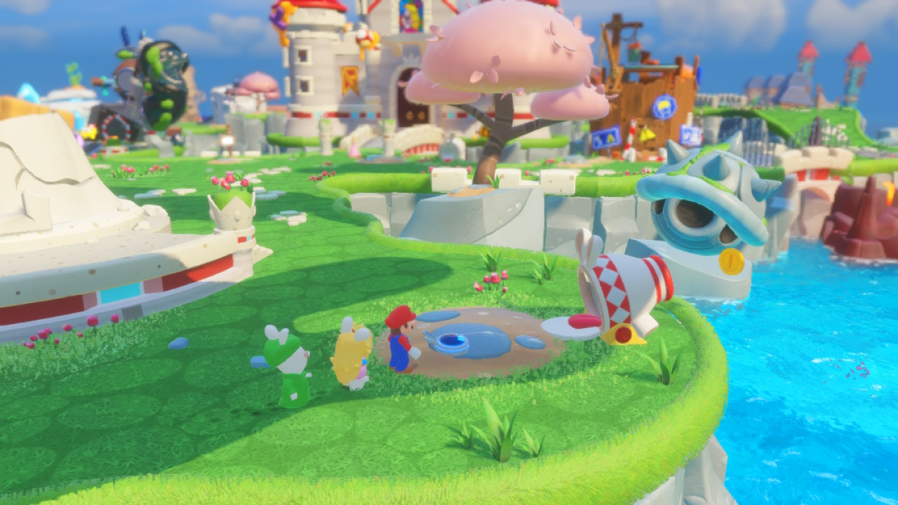 Peach's Castle Mario + Rabbids Kingdom Battle Walkthrough Neoseeker