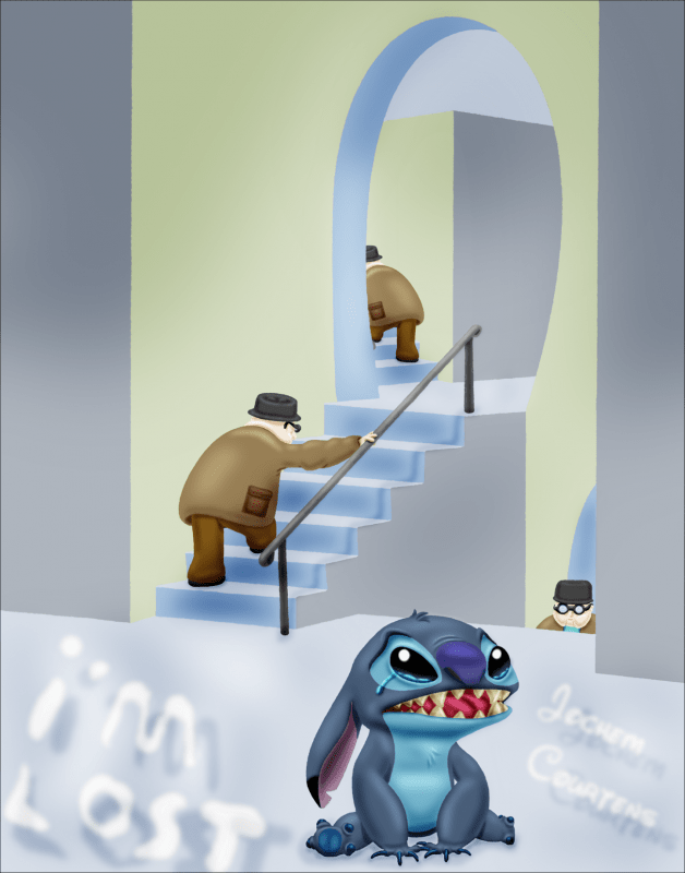 I'm Lost! « Lilo & Stitch Fanart